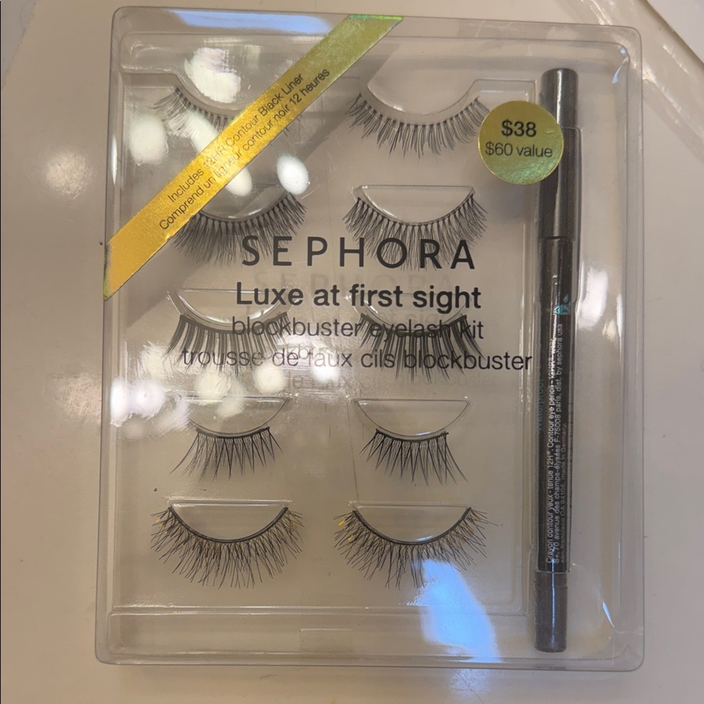 Sephora Luxe Eyelash Set with Black Eyeliner